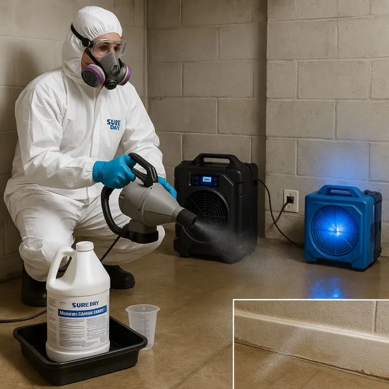 Sanitization and Odor Removal process in Louisa County, VA